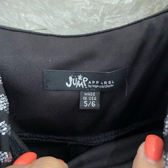 Jump apparel black silver sparkly maxi strapless evening dress Size 5/6 BNWT - Picture 2 of 5